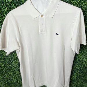 Classic Vineyard Vines White Polo